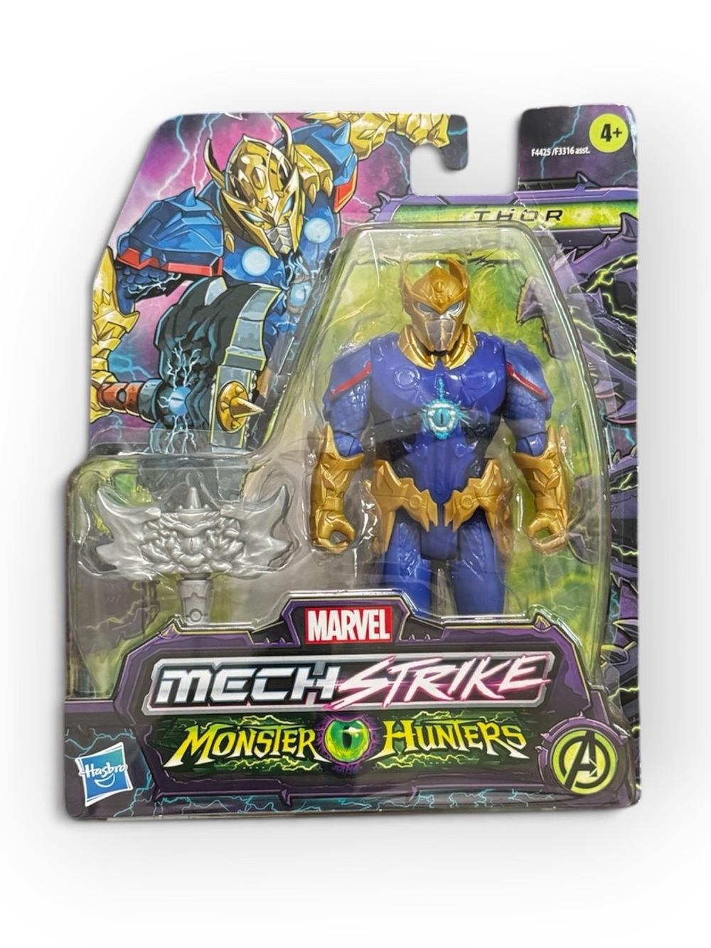 Marvel Mech Strike Monster Hunters Thor 6” Action Figure Hasbro New Sealed